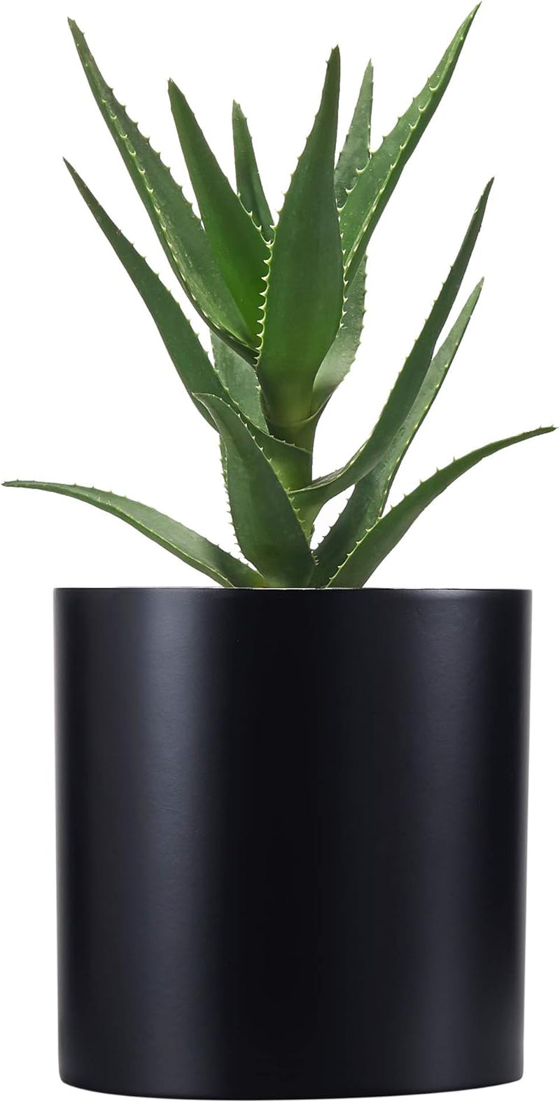 Plant Pot 12 Inch - Perfectly Fits Mid-Century Modern Plant Stand - Drainage Plug - Gray Planter Pot