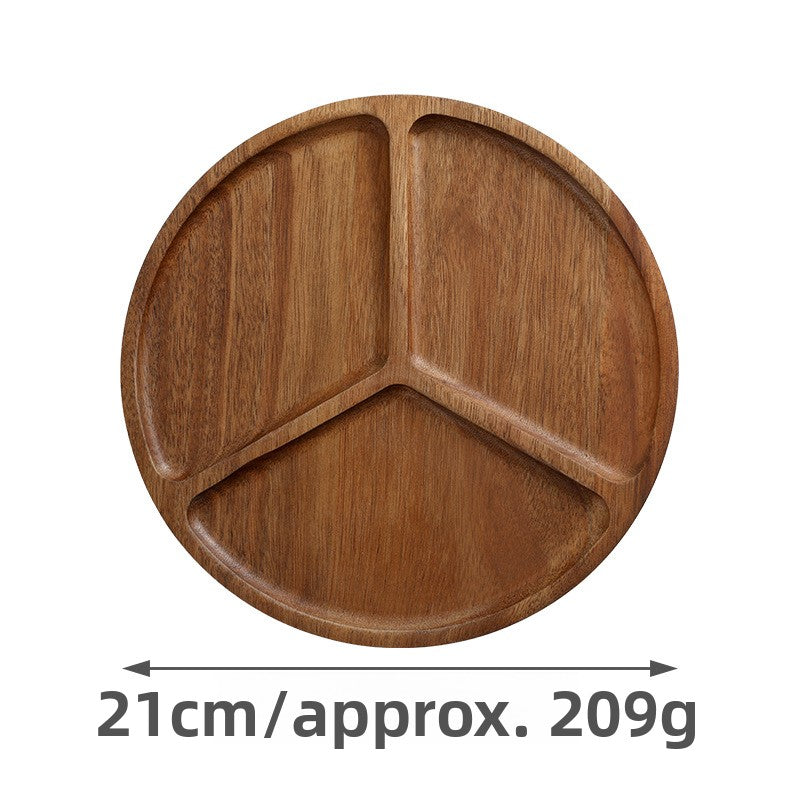 Acacia Wood Tray, Premium Dinner Plate