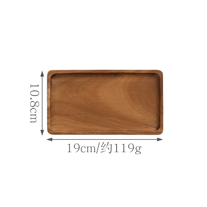 Acacia Wood Tray, Premium Dinner Plate