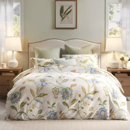 Table Lamp Set of 2, 18.63” Ceramic Table Lamp Classic beside Lamps Nightstand Lamp Modern Lamp for Living Room, Bedroom & Office Rocker Swtich Cream-Led Bulbs Included