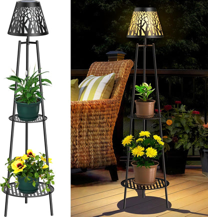 Transform Your Outdoor Space with Our 2 Pack Solar Powered Floor Lamps – Elegant Lighting for Garden, Patio, and Deck!