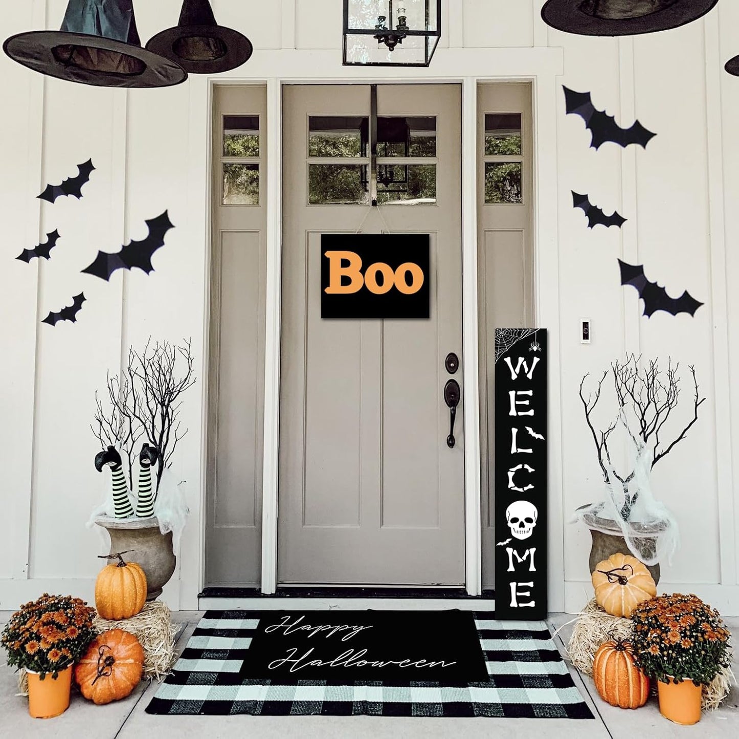 Charming Happy Fall Wooden Vertical Sign - Perfect Autumn Decor for Your Front Door, Garden, or Porch