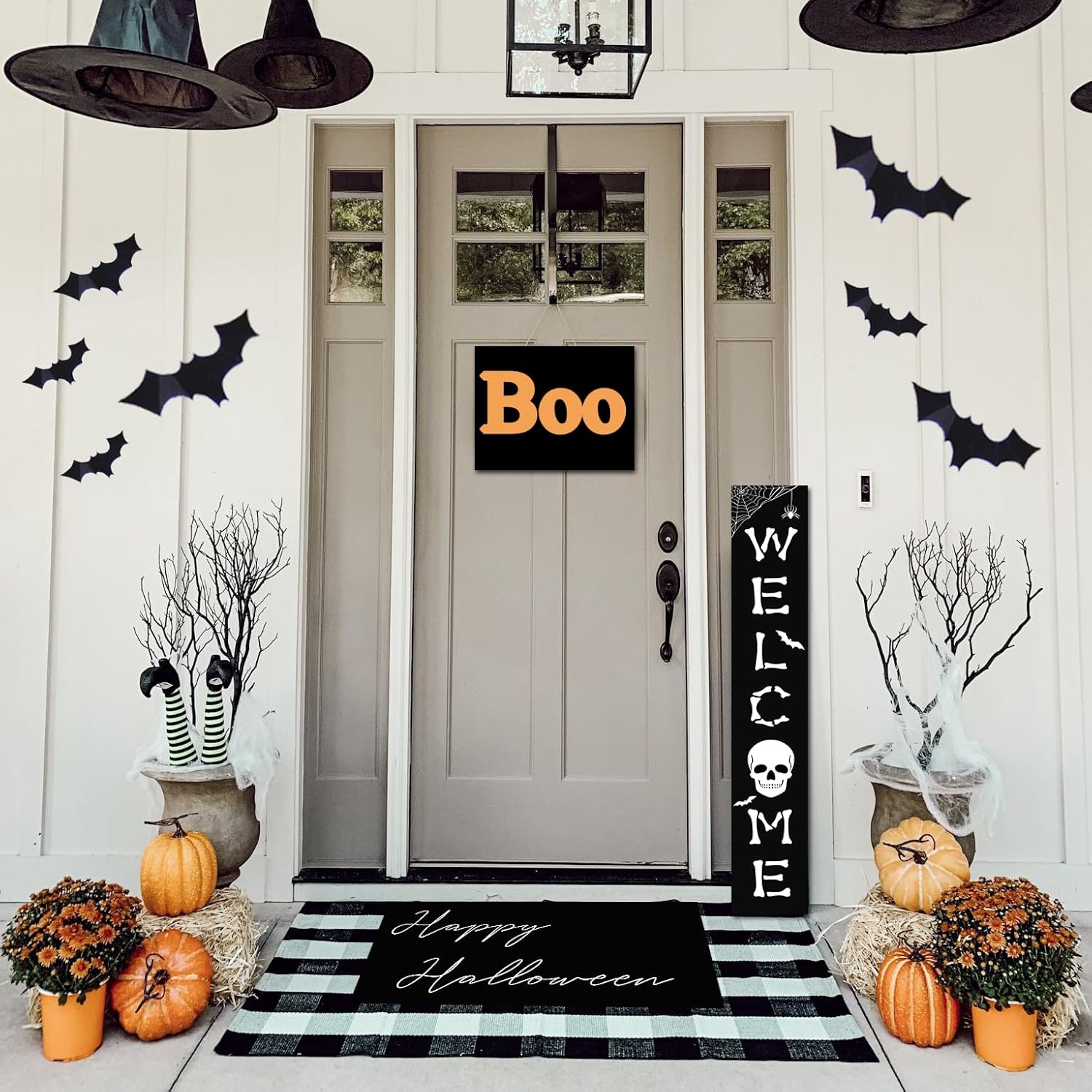 Charming Happy Fall Wooden Vertical Sign - Perfect Autumn Decor for Your Front Door, Garden, or Porch
