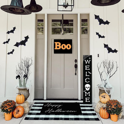 Charming Happy Fall Wooden Vertical Sign - Perfect Autumn Decor for Your Front Door, Garden, or Porch