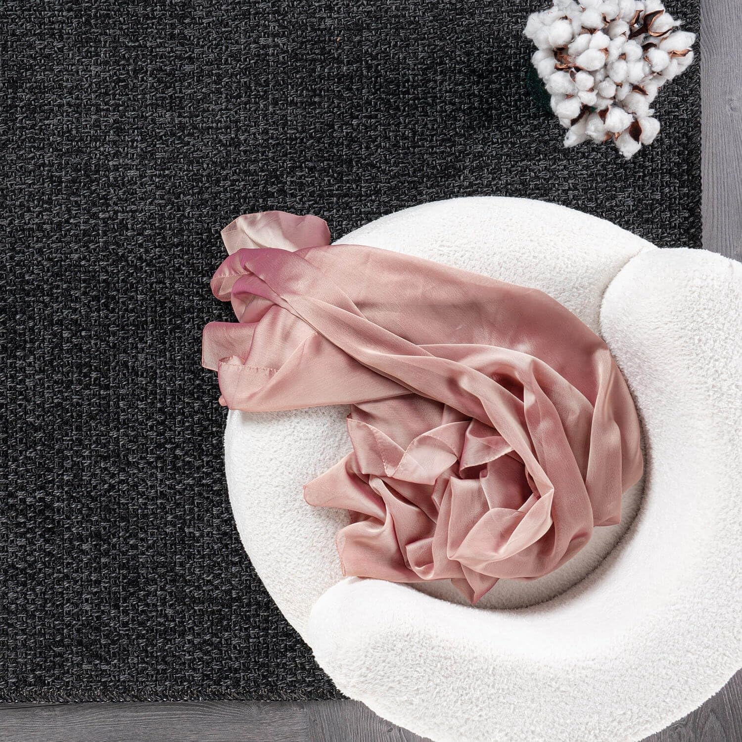 Transform Your Home with the Stylish and Washable 9x12 Jute Area Rug - Perfect for Living Rooms, Patios, and Kitchens in Dark Gray & Black