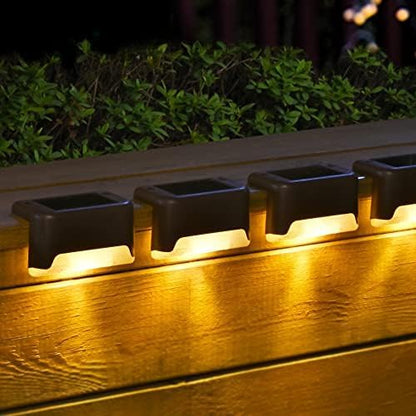 Illuminate Your Outdoors with Our 16-Pack Solar Deck Lights - Waterproof LED Step Lights for Safe and Stylish Pathways