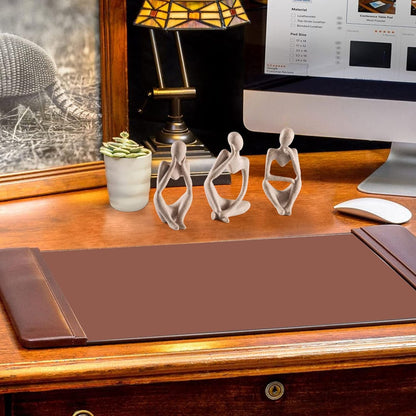 Elegant Thinker Statue - Gold Abstract Art Sculpture for Home & Office Décor, Perfect Gift Idea in Sandstone Finish