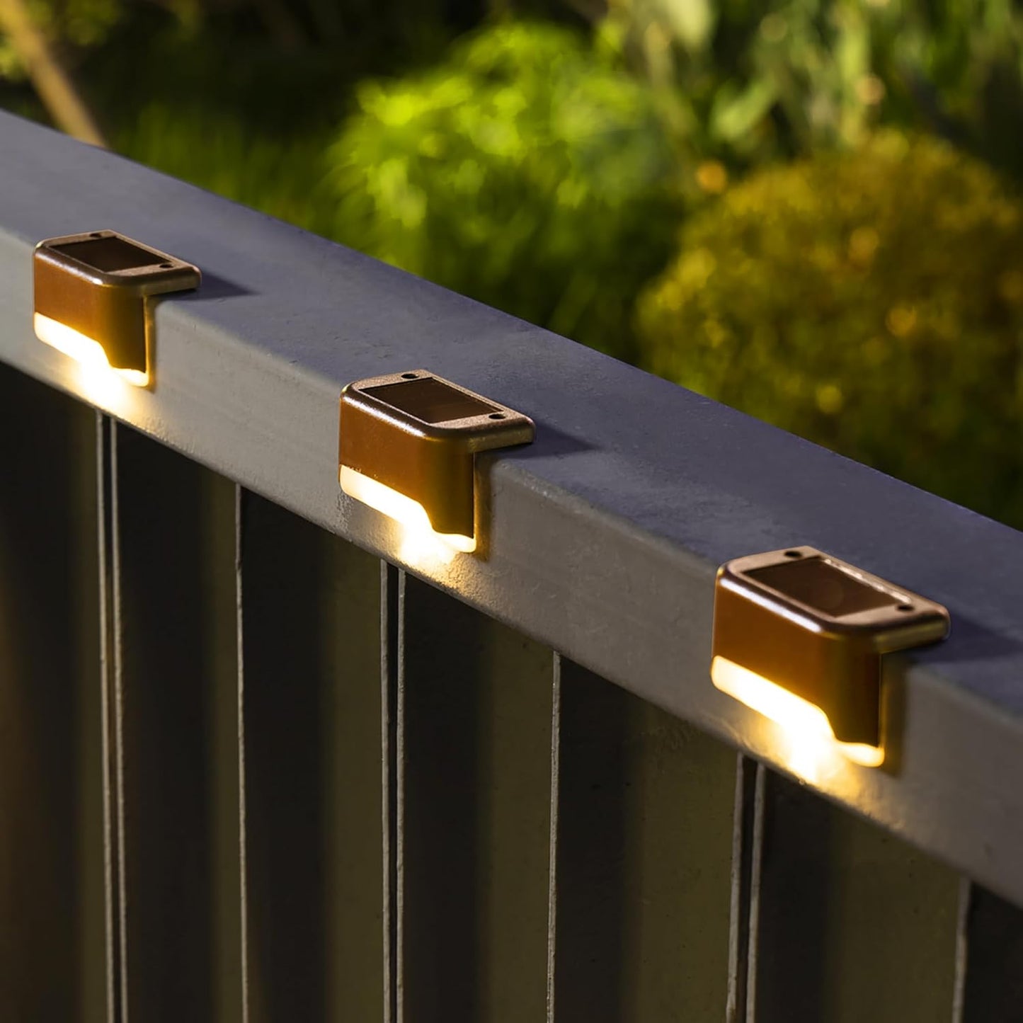 Illuminate Your Outdoors with Our 16-Pack Solar Deck Lights - Waterproof LED Step Lights for Safe and Stylish Pathways