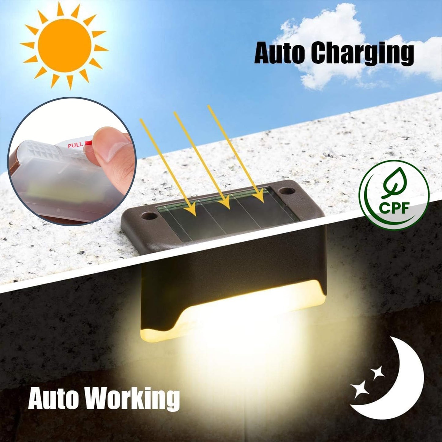 Illuminate Your Outdoors with Our 16-Pack Solar Deck Lights - Waterproof LED Step Lights for Safe and Stylish Pathways