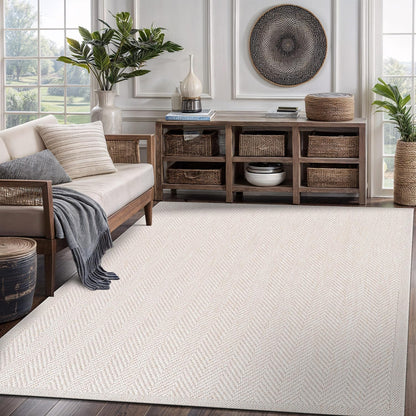 Transform Your Home with the Stylish and Washable 9x12 Jute Area Rug - Perfect for Living Rooms, Patios, and Kitchens in Dark Gray & Black