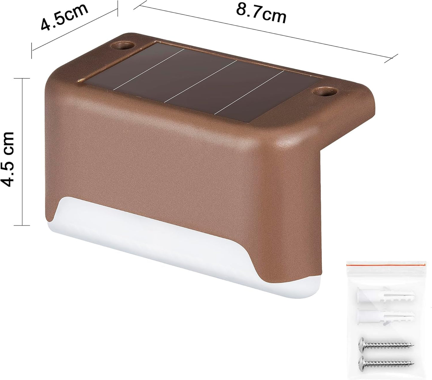 Illuminate Your Outdoors with Our 16-Pack Solar Deck Lights - Waterproof LED Step Lights for Safe and Stylish Pathways