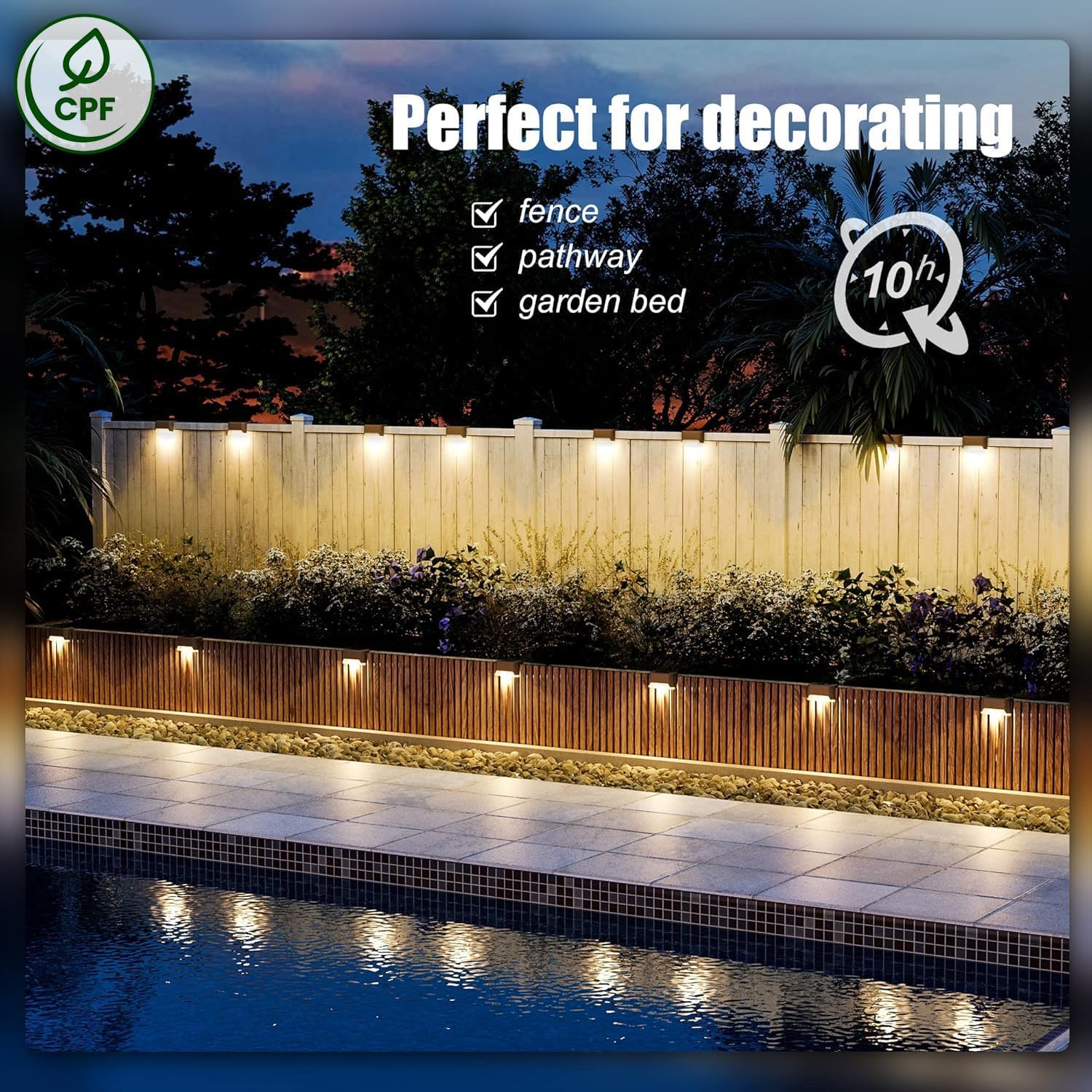 Illuminate Your Outdoors with Our 16-Pack Solar Deck Lights - Waterproof LED Step Lights for Safe and Stylish Pathways