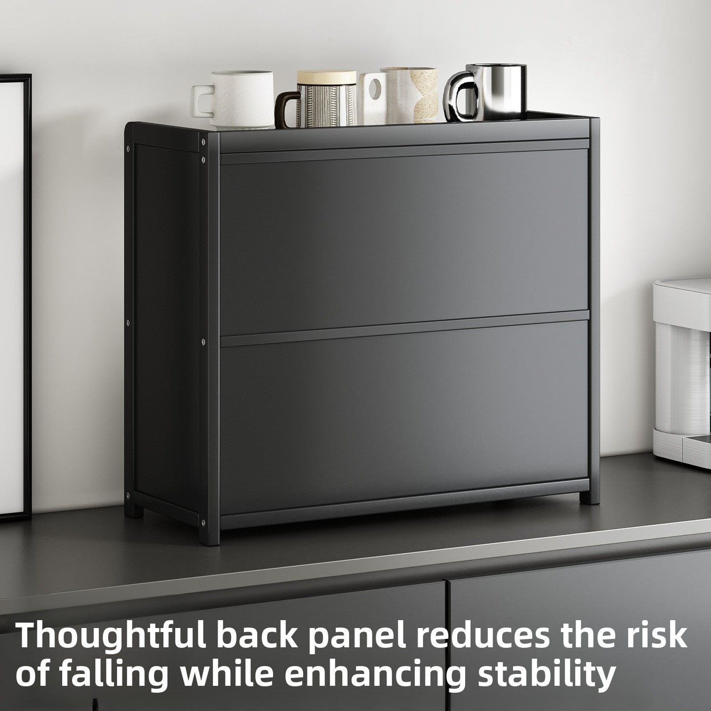 Multilayer Cup Storage Cabinet