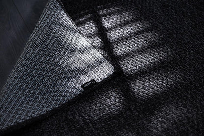 Transform Your Home with the Stylish and Washable 9x12 Jute Area Rug - Perfect for Living Rooms, Patios, and Kitchens in Dark Gray & Black