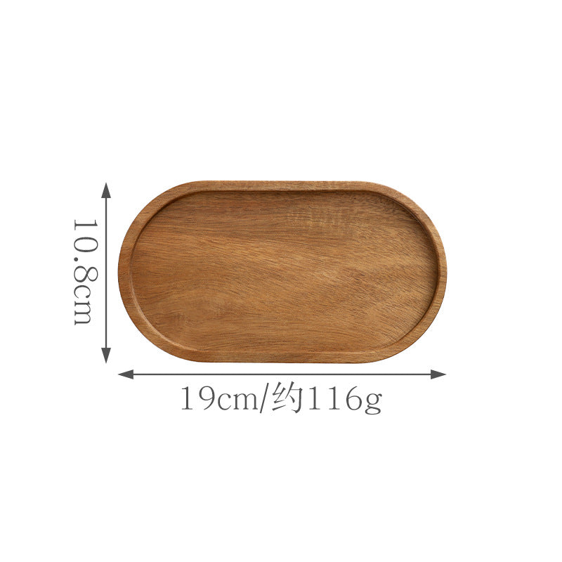 Acacia Wood Tray, Premium Dinner Plate