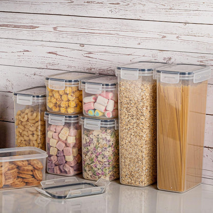Ultimate 24-Piece Airtight Food Storage Container Set - Organize Your Kitchen with Durable, BPA-Free Canisters for Cereal, Flour, Rice, and More!