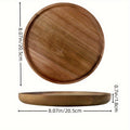 Acacia Wood Tray, Premium Dinner Plate