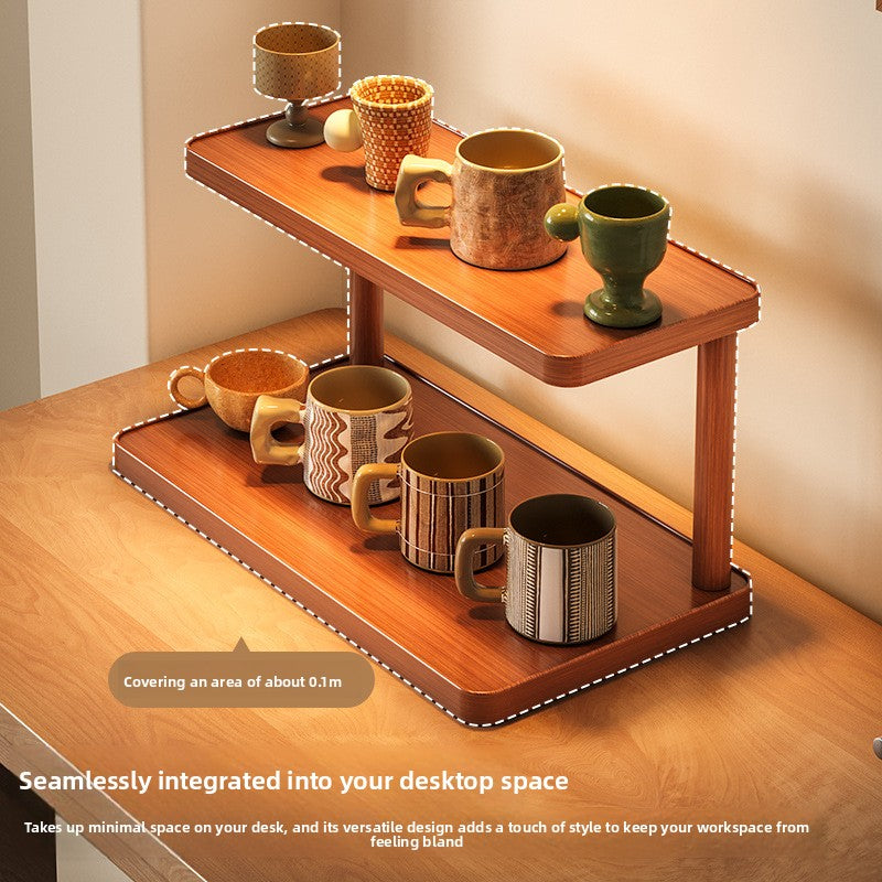 Desktop Cup Storage Organizer Rack