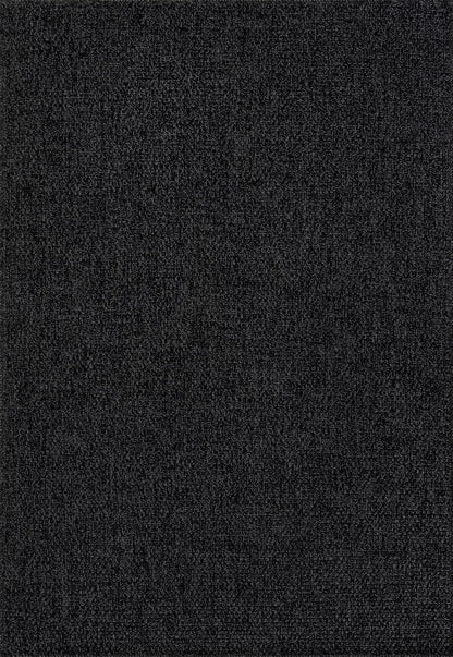 Transform Your Home with the Stylish and Washable 9x12 Jute Area Rug - Perfect for Living Rooms, Patios, and Kitchens in Dark Gray & Black