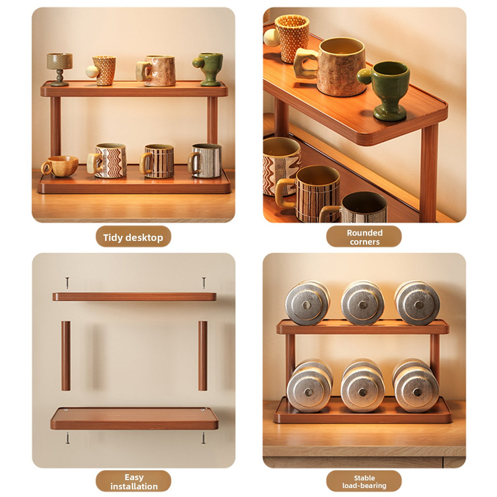 Desktop Cup Storage Organizer Rack